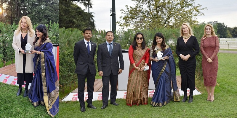 Indian Artist Swati Ghosh Wins The 'Arte and Cavallo Trofeo' award In Milan, Italy For Her Artwork "Power of Energy”