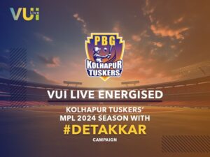 http://VUI%20Live%20Energised%20Kolhapur%20Tuskers’%20MPL%202024%20Season%20with%20‘#DeTakkar’%20Campaign